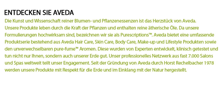 Entdecken Sie AVEDA